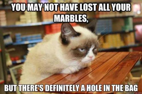Lost marbles